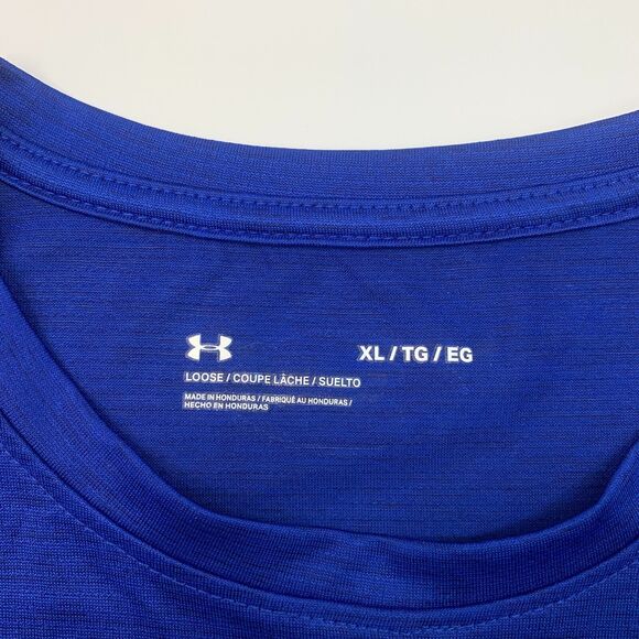 Under Armour Vent 2.0 T Shirt Mens XL Extra Large Ocean Blue Loose Short Sleeve - Picture 7 of 10